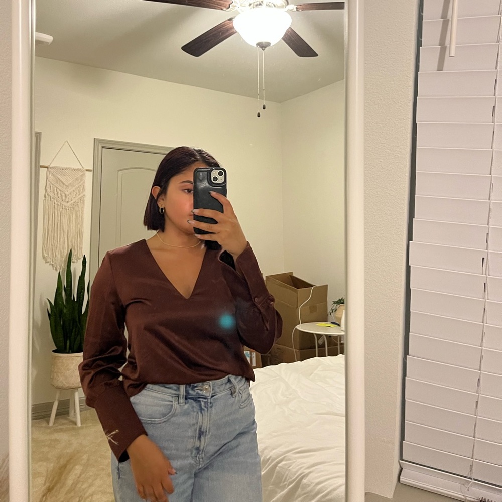 Silky blouse